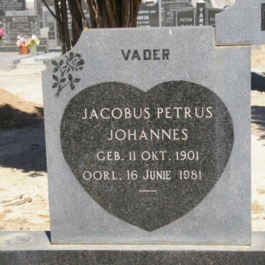 KRUGER Jacobus Petrus Johannes 1901-1981 &amp; Anna Susanna Magdalena 1901-1973 