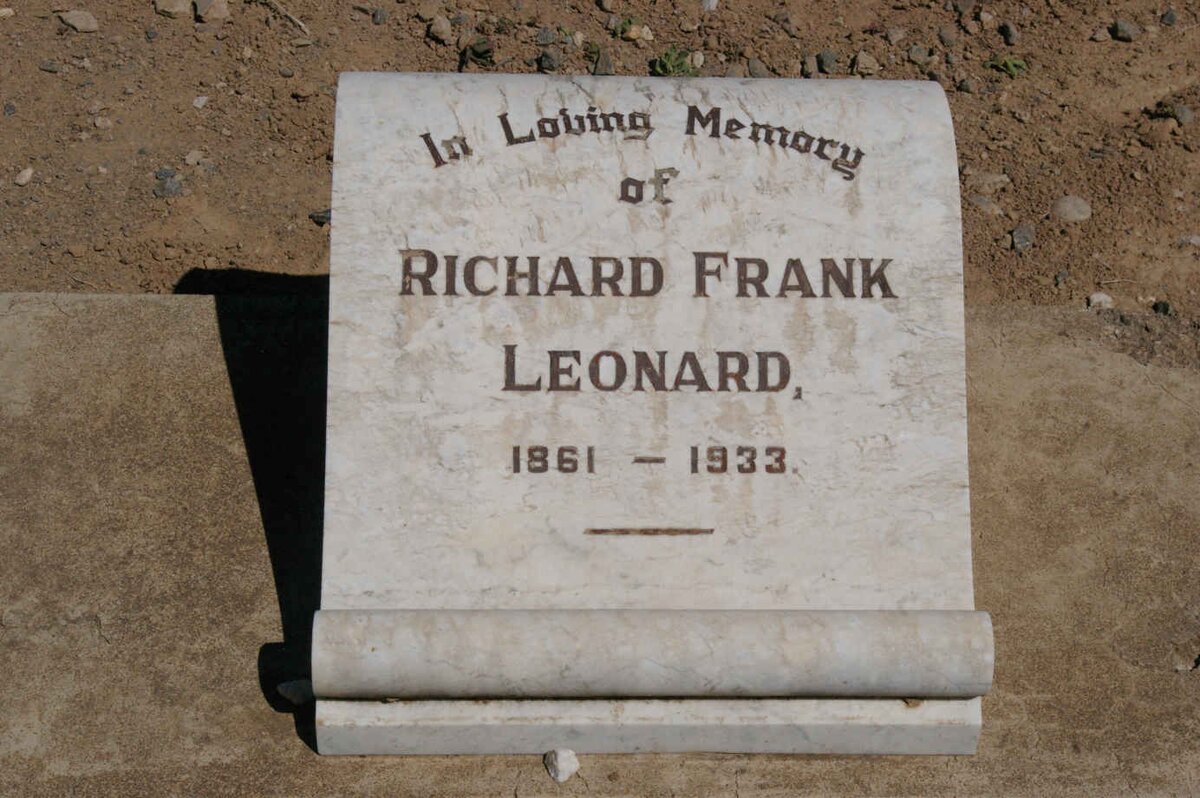 LEONARD Richard Frank 1861-1933