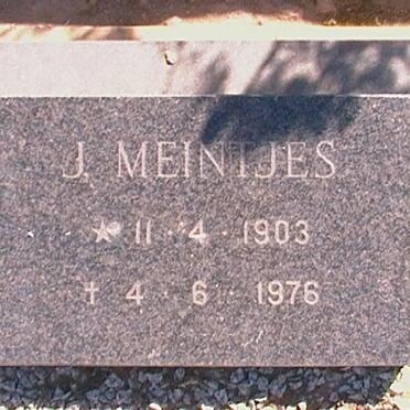 MEINTJES J. 1903-1976