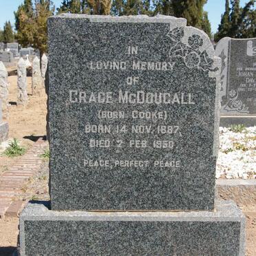 McDOUGALL Grace nee COOKE 1887-1950