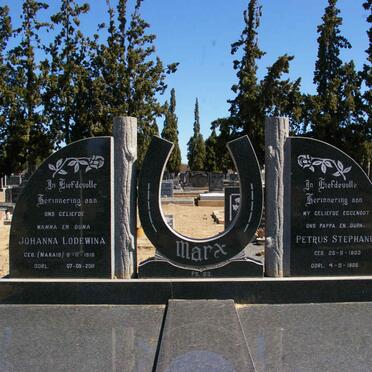 MARX Petrus Stephanus 1903-1986 &amp; Johanna Lodewina MARAIS 1918-2011