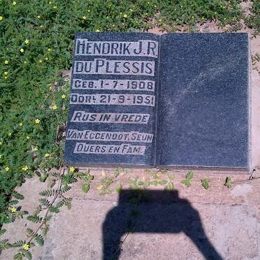 PLESSIS Hendrik J.R., du 1908-1951