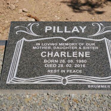 PILLAY Charlene 1980-2016