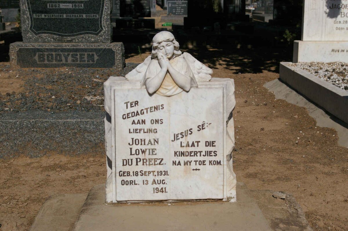 PREEZ Johan Lowie, du 1931-1941