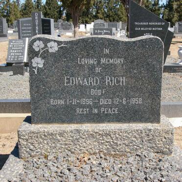 RICH Edward 1896-1958