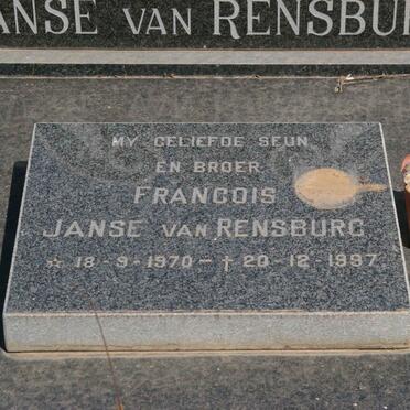RENSBURG Norman Leon, Janse van 1966-1983 :: JANSE VAN RENSBURG Francois 1970-1997