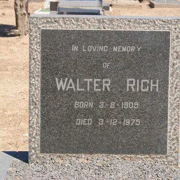 RICH Walter 1905-1975