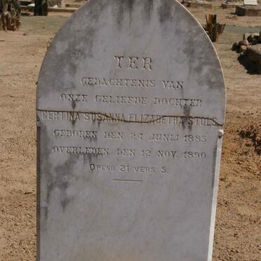 STOLS Gertina Susanna Elizabeth 1885-1890