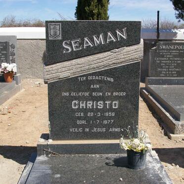 SEAMAN Christo 1959-1977