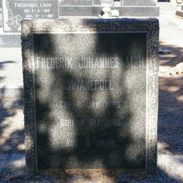 SWANEPOEL Frederik Johannes M.H. 1888-1965