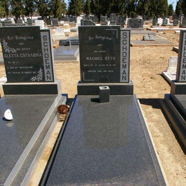 SCHOEMAN Aletta Catharina :: SCHOEMAN Machiel Otto :: SCHOEMAN Maria