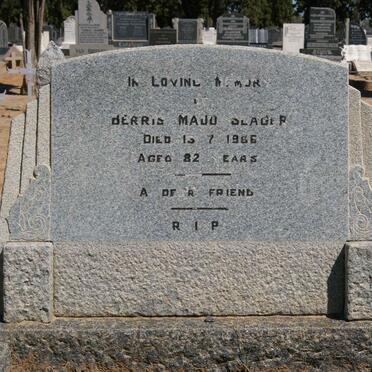 SLAGER Berris Maud -1966