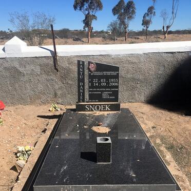 SNOEK Bantu Daniel 1955-2006