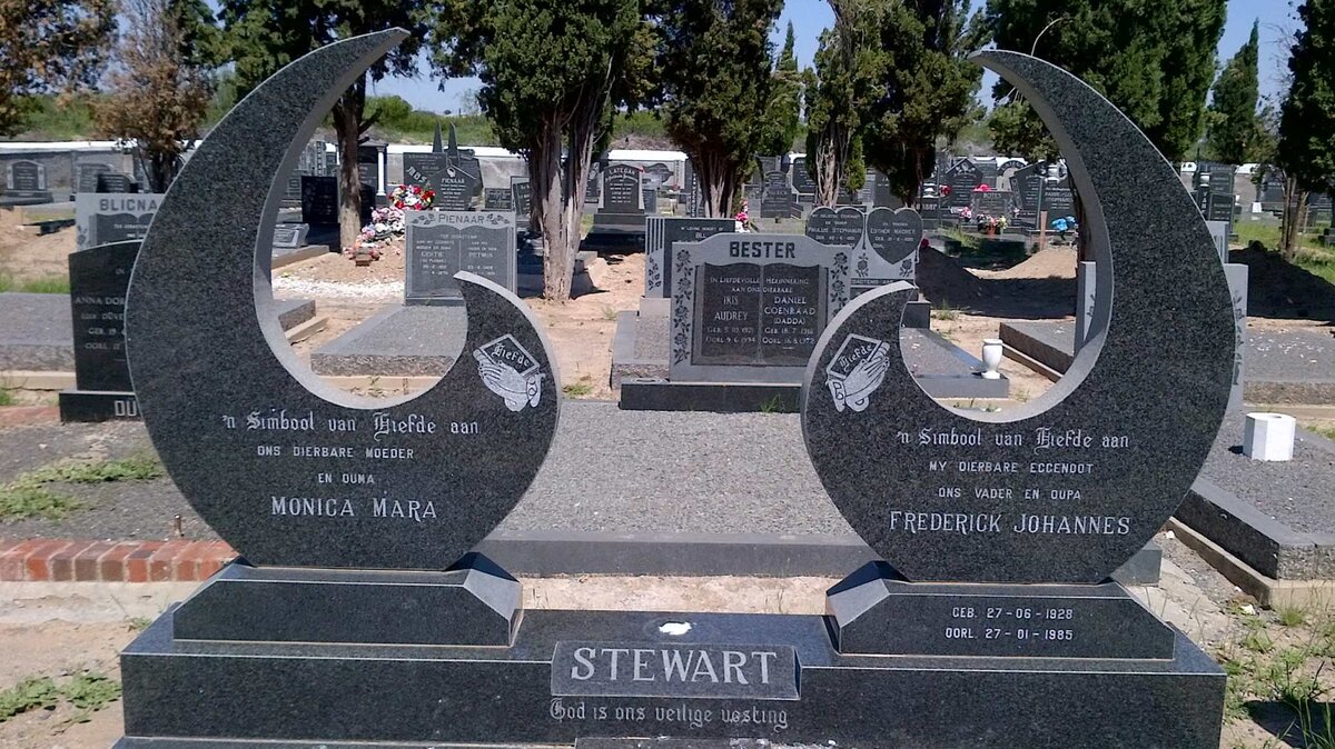 STEWART Frederick Johannes 1928-1985 &amp; Monica Mara