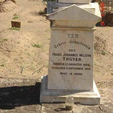 TRUTER Frans Johannes Nelson 1844-1914