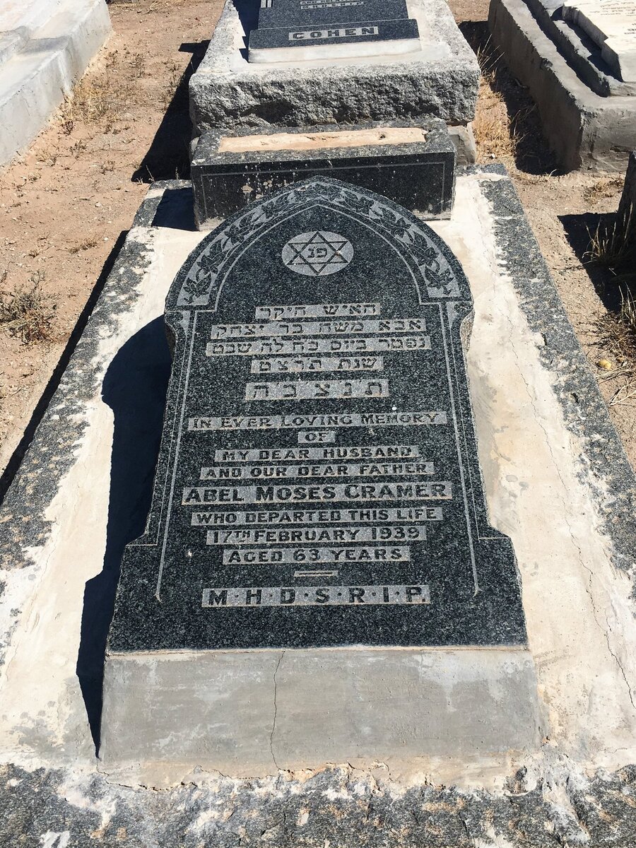 CRAMER Abel Moses -1939
