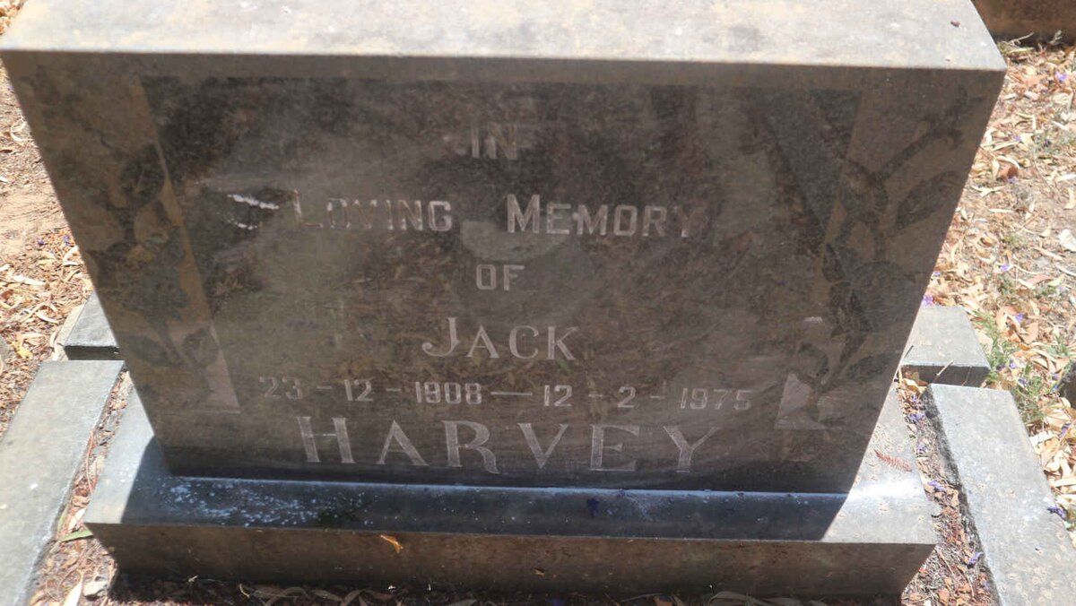 HARVEY Jack 1908-1975