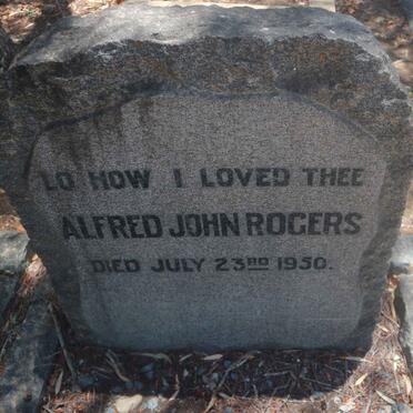 ROGERS Alfred John -1950
