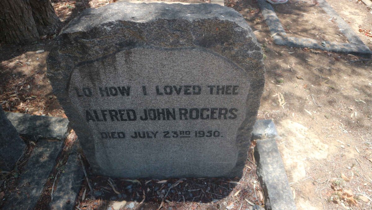 ROGERS Alfred John -1950