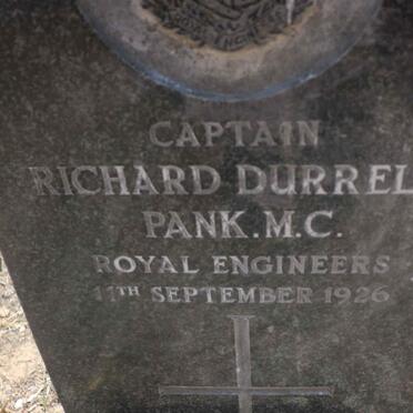 PANK Richard Durrell -1926