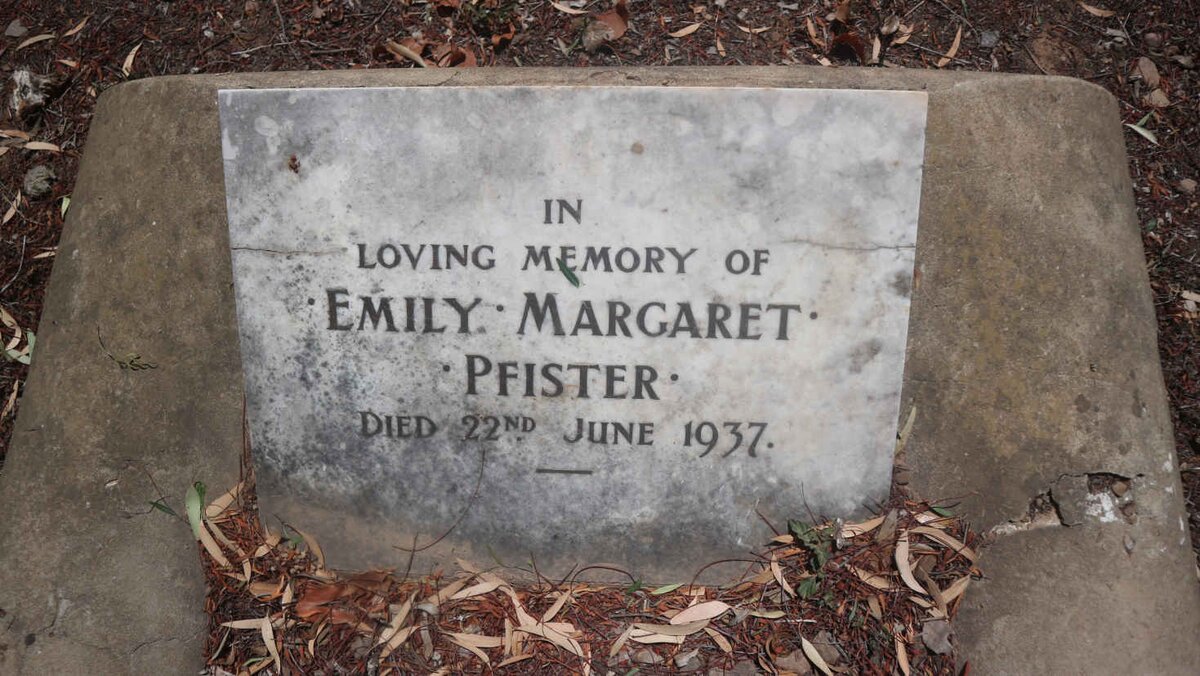 PFISTER Emily Margaret -1937