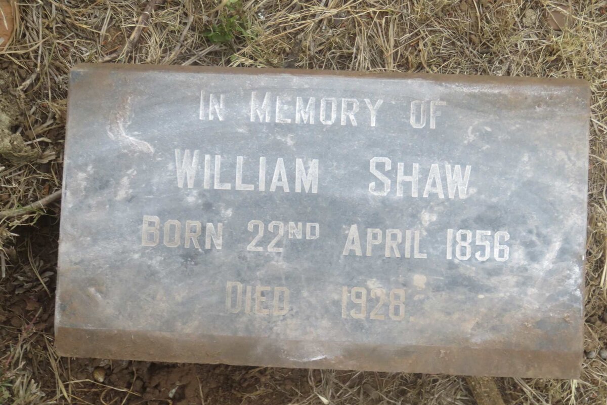SHAW William 1856-1928