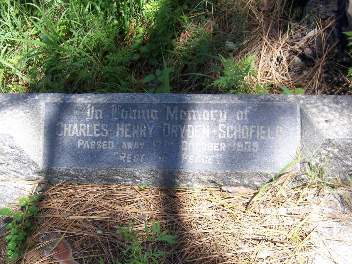 SCHOFIELD Charles Henry, Dryden -1939
