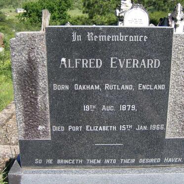 EVERARD Alfred 1879-1966