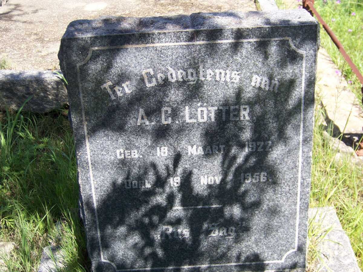 LÖTTER A.C. 1922-1956