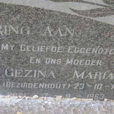 NEL Frederick Jacobus 1884-1974 &amp; Gezina Maria BEZUIDENHOUT 1885-1963