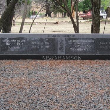 ABRAHAMSON Louis Henry Woodroffe 1905-1954 &amp; Irene Eoa ORPEN 1903-1988