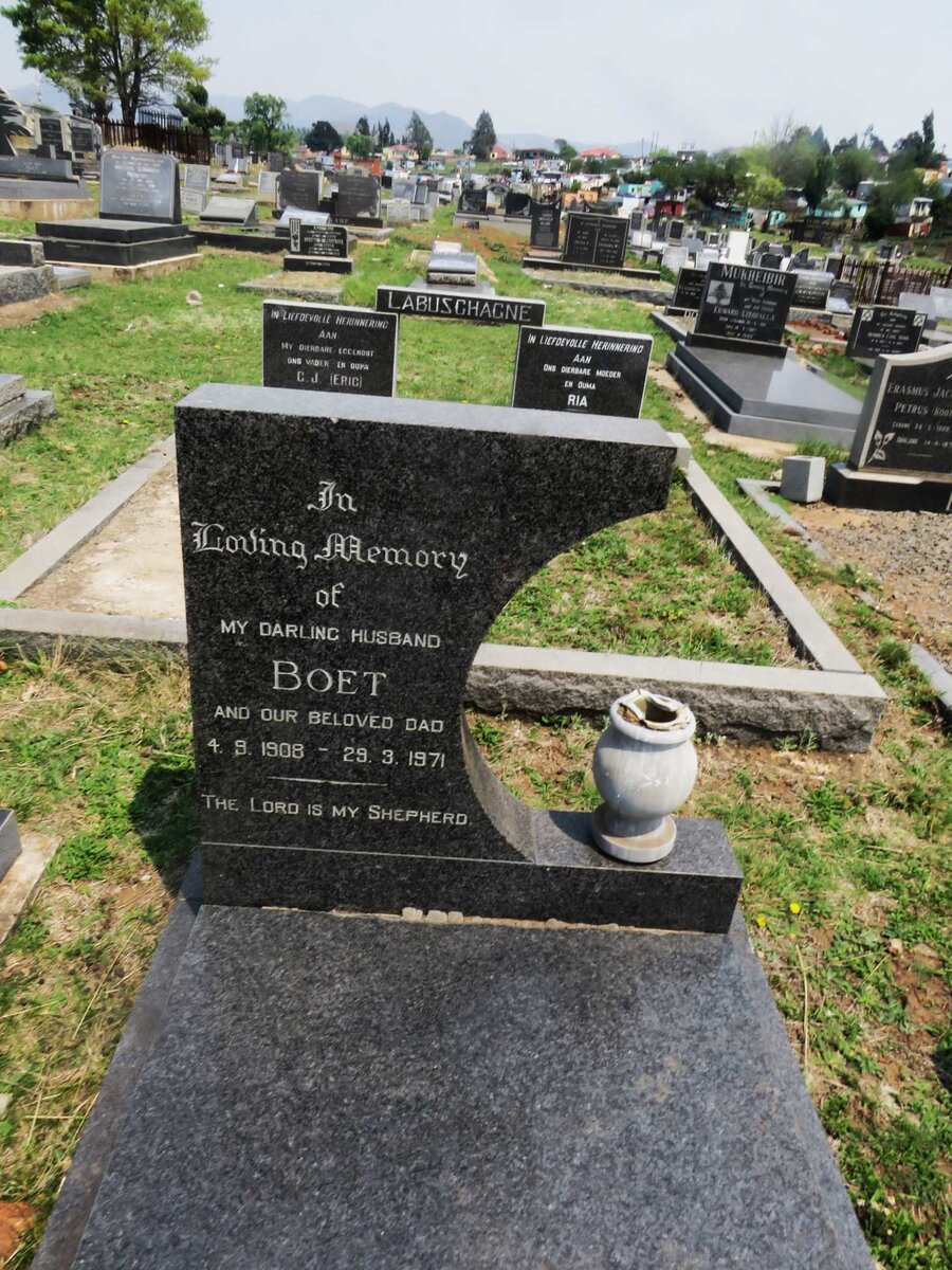 DREYER Boet 1908-1971