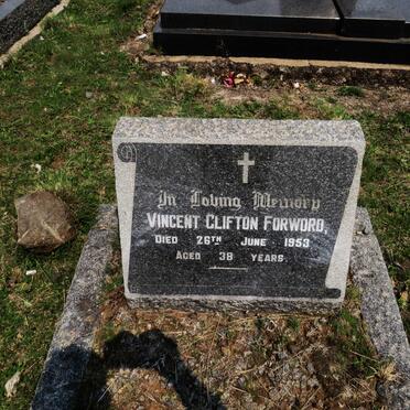 FORWORD Vincent Clifton -1953