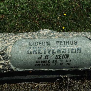 GREYVENSTEIN Gideon Petrus 1932-1995