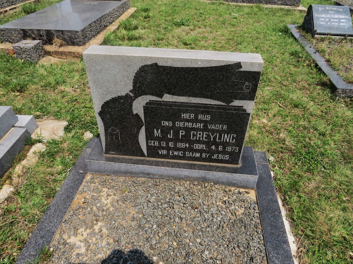 GREYLING M.J.P. 1884-1973