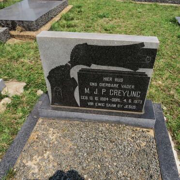 GREYLING M.J.P. 1884-1973