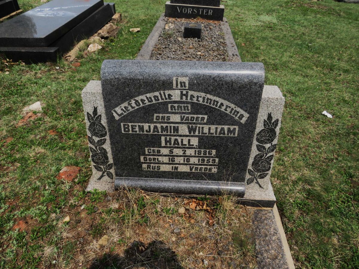 HALL Benjamin William 1886-1959