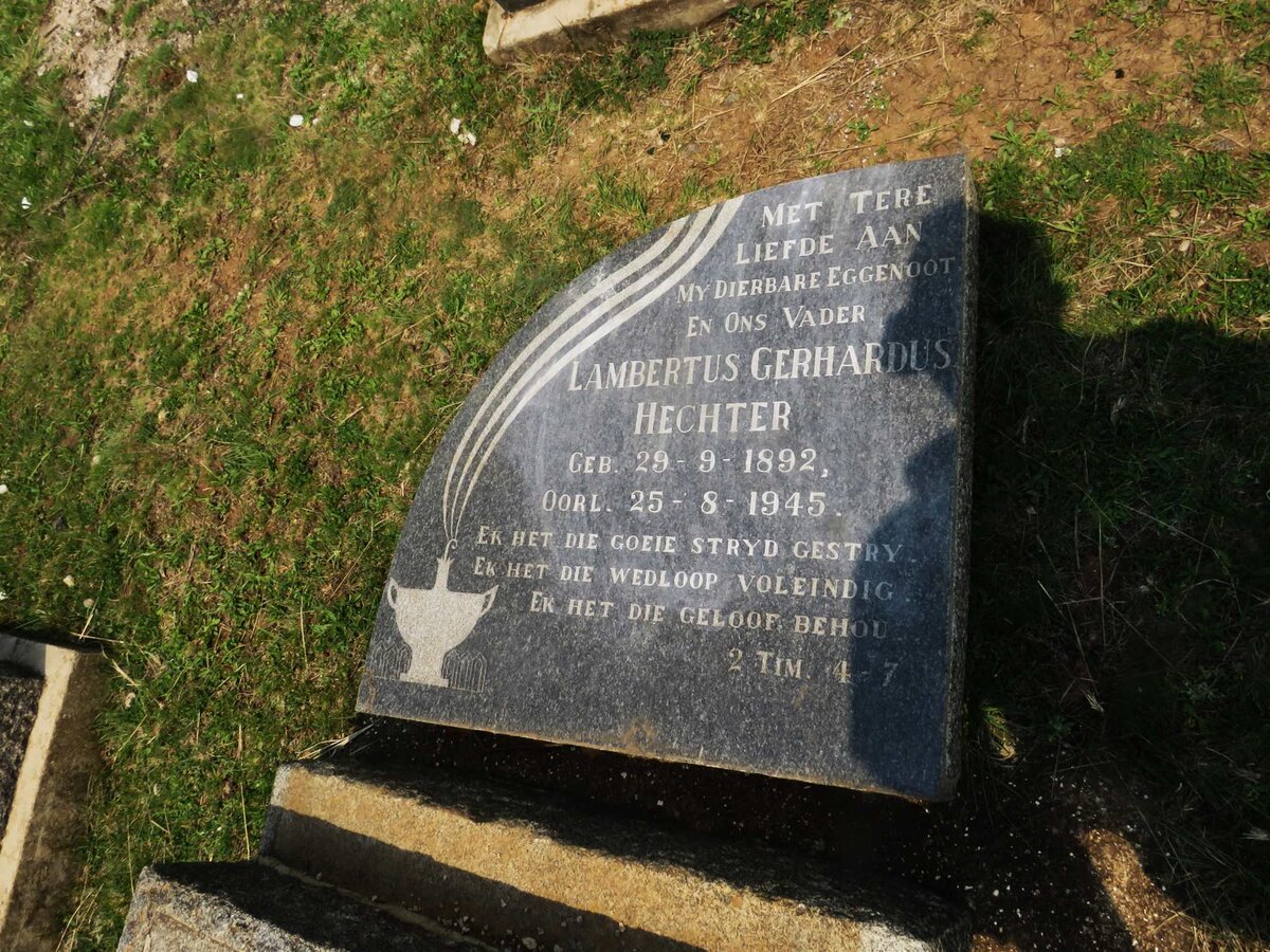 HECHTER Lambertus Gerhardus 1892-1945