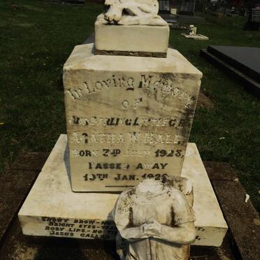 HALL Agatha W. 1928-1929