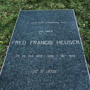 HEUSER Fred Francis 1859-1929
