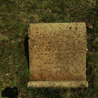 JORDAAN Stephanus Petrus 1878-1924