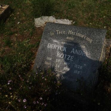 KOTZE Deryck Andre 1928-1957