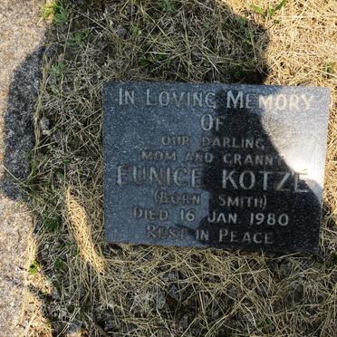 KOTZE Eunice nee SMITH -1980