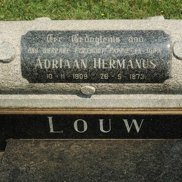 LOUW Adriaan Hermanus 1909-1973