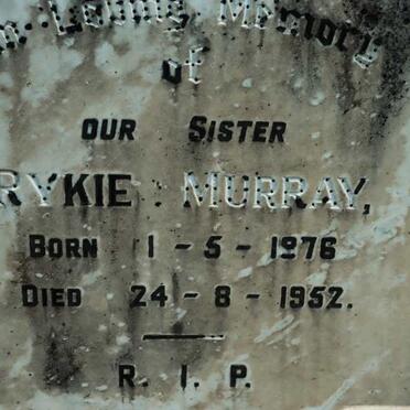 MURRAY Rykie 1876-1952