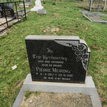 MEIRING Piérre 1957-1990