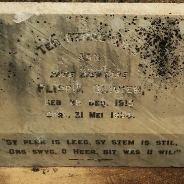 OLIVIER Flippie 1915-1934