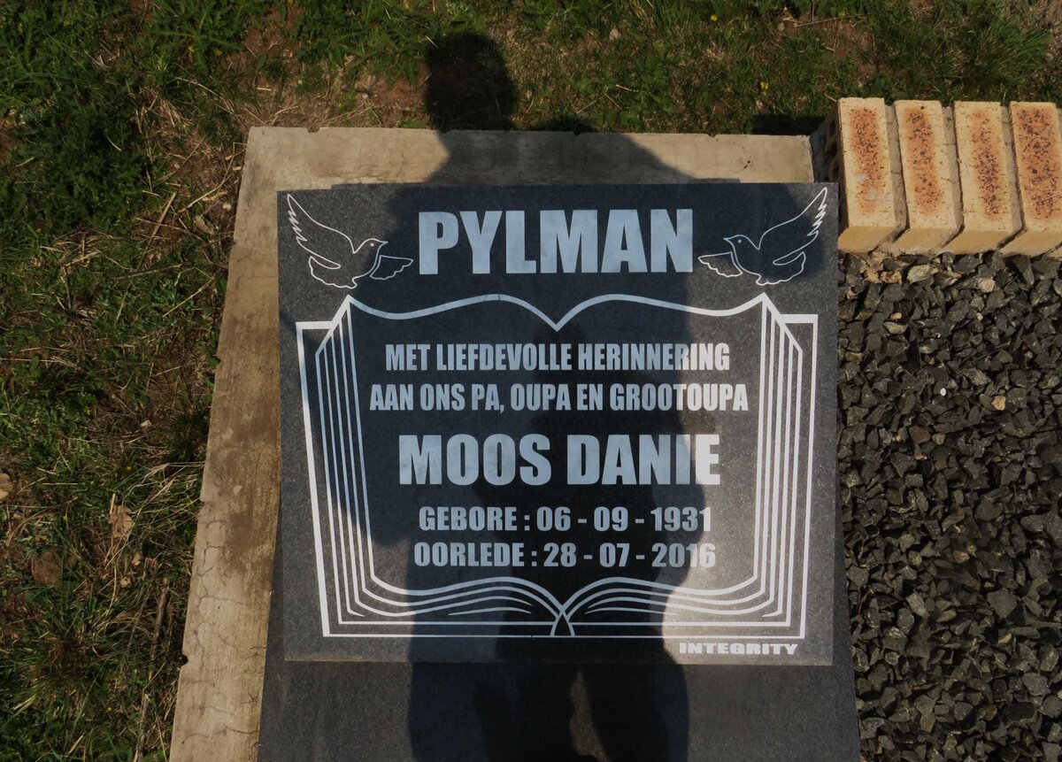 PYLMAN Moos Danie 1931-2016