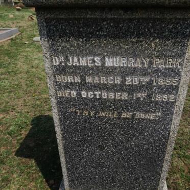 PARK James Murray 1855-1892
