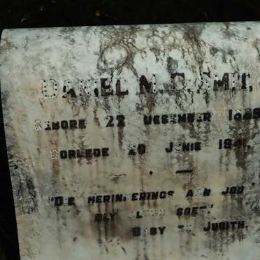 SMIT Daniel M.C. 18?9-1941